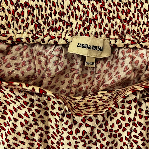 Zadig & Voltaire shorts with hearts! Like new! - Picture 2 of 3